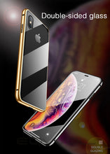 Load image into Gallery viewer, Magnetic Tempered Glass Case For iPhone