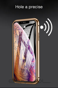 Magnetic Tempered Glass Case For iPhone