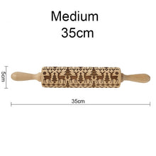 Load image into Gallery viewer, Christmas Themed Rolling Pin by Zen Solution