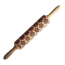 Load image into Gallery viewer, Christmas Themed Rolling Pin by Zen Solution