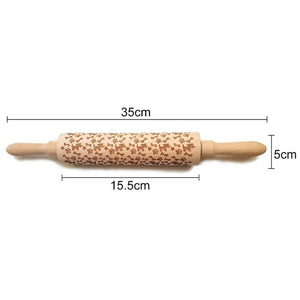 Christmas Themed Rolling Pin by Zen Solution