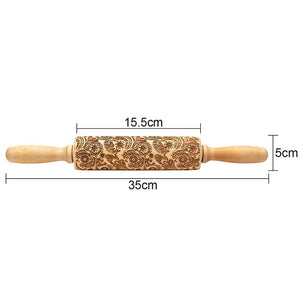 Christmas Themed Rolling Pin by Zen Solution