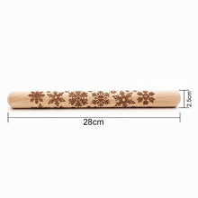 Load image into Gallery viewer, Christmas Themed Rolling Pin by Zen Solution