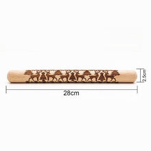 Load image into Gallery viewer, Christmas Themed Rolling Pin by Zen Solution