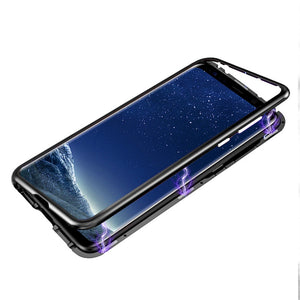 Magnetic Tempered Glass Case For Samsung