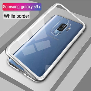 Magnetic Tempered Glass Case For Samsung